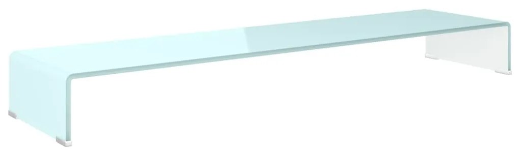 vidaXL Βάση Τηλεόρασης/Οθόνης Πράσινη 120 x 30 x 13 εκ. Γυάλινη