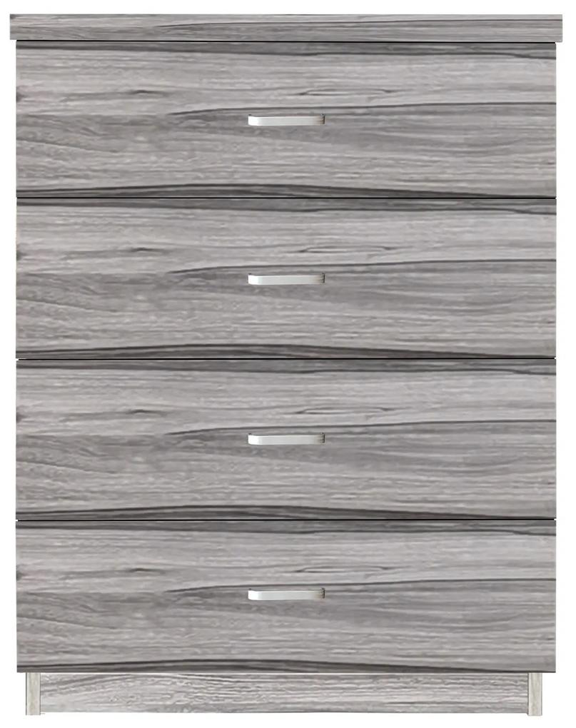 Συρταριέρα ArteLibre OCOLA Γκρι Σκούρο Μοριοσανίδα/Μελαμίνη 60x40x80cm
