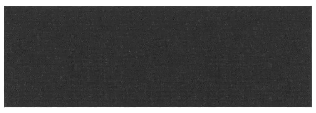 vidaXL Πάνελ Τοίχου 12 τεμ. Μαύρος 90 x 30 εκ. 3,24 μ Υφασμα