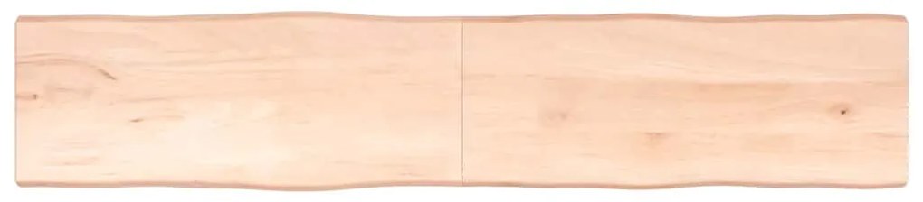 vidaXL Επιφάνεια Τραπεζιού 200x40x(2-4) εκ. Ακατέργαστο Μασίφ Ξύλο
