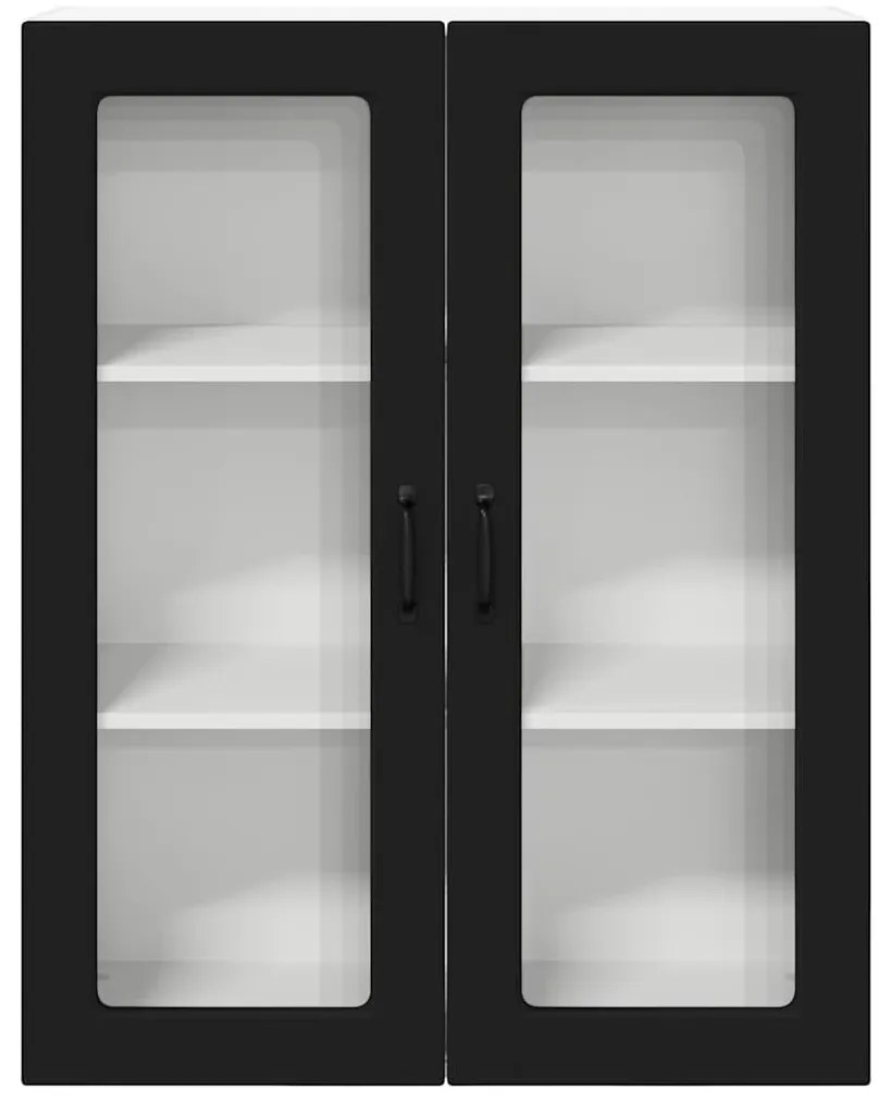 vidaXL Ντουλάπα Κουζίνας με αποθήκευση Kalmar Μαύρο 80 x 31 x 100 εκ.