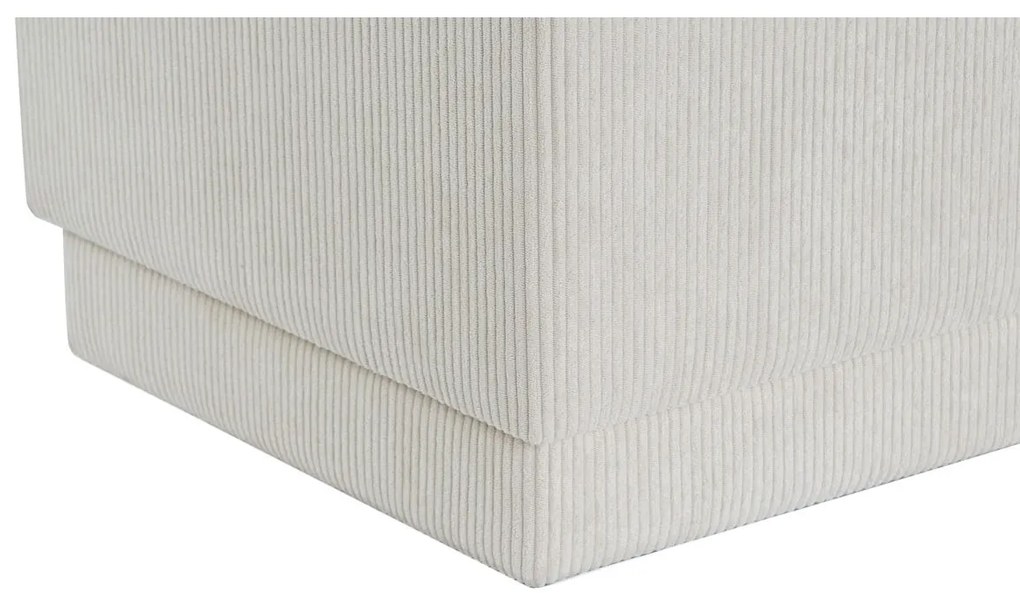 Σκαμπό DKD Home Decor Μπεζ Ξύλο MDF 100 x 40 x 40 cm