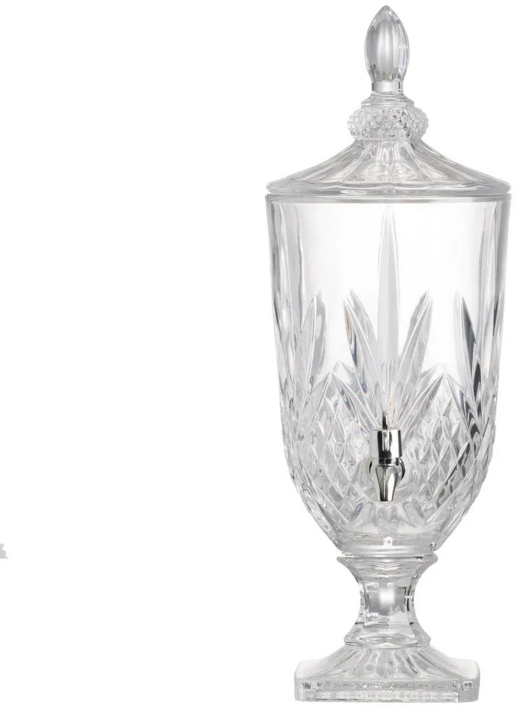 Artekko Urn Διακοσμητικό Δοχείο Κανάτα Γυαλί Διάφανο (17x17x48)cm Artekko 77274