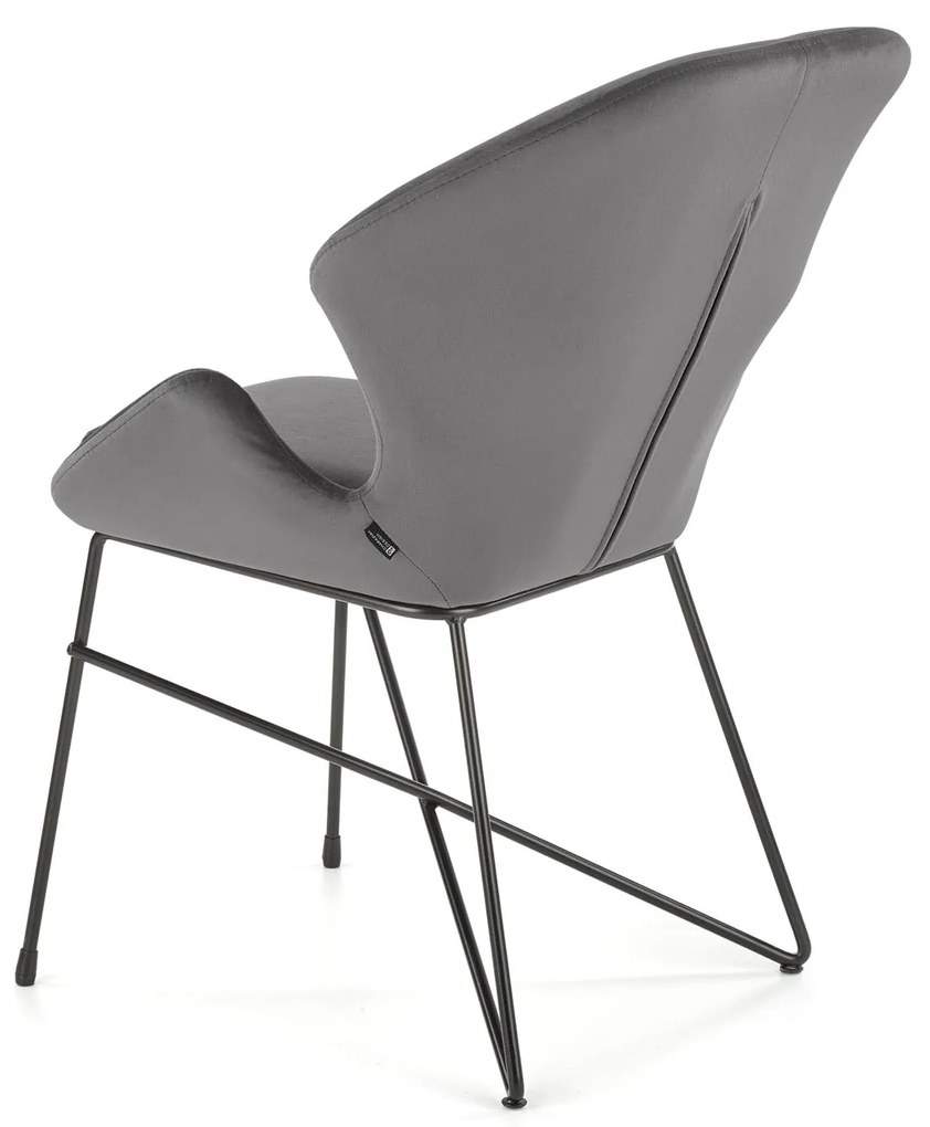 K458 chair color: grey DIOMMI V-PL-K/458-KR-POPIELATY