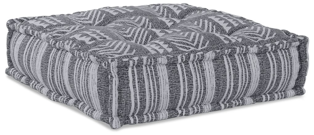 vidaXL Pouffe Modular  σε γκρι - 70x70x36 εκ. ύφασμα