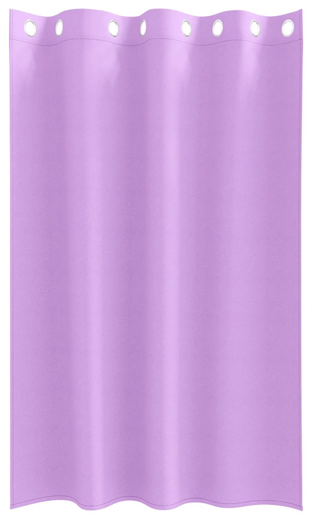 vidaXL Κουρτίνες με κουρτίνες 2 pcs Μοβ 175 x 140 εκ. Πολυεστέρας