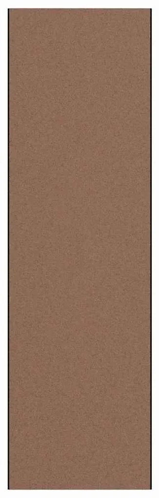 vidaXL Χαλάκι Εξώπορτας Καφέ και Μαύρο 120 x 400 cm