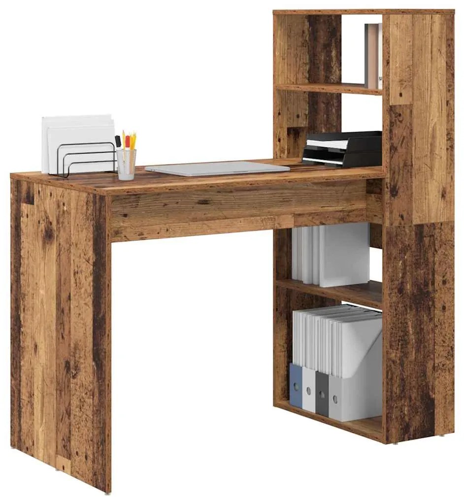 vidaXL Γραφείο Παλαιό ξύλο 113 x 54 x 120 εκ. Επεξεργασμένο ξύλο