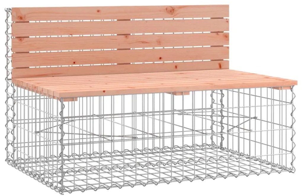 vidaXL Παγκάκι Συρματοκιβώτιο 347x71x65,5 εκ. Μασίφ Ξύλο Ψευδοτσούγκας