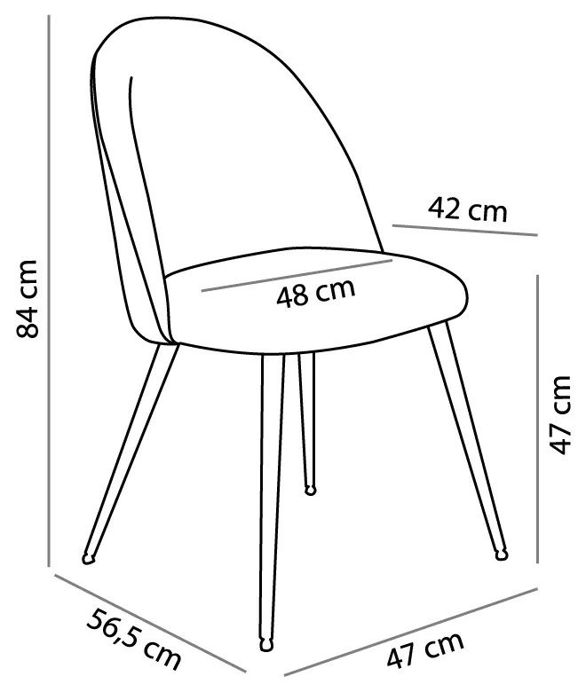 FLORAL ΚΑΡΕΚΛΑ ΜΠΛΕ ΜΕ PATTERN 47x56,5xH84cm - 03-0812 - 03-0812