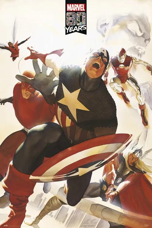 Αφίσα Marvel - 80 Years Avengers, (61 x 91.5 cm)