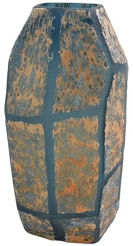 Βάζο 374-124-010 16x15x32cm Multi Glass