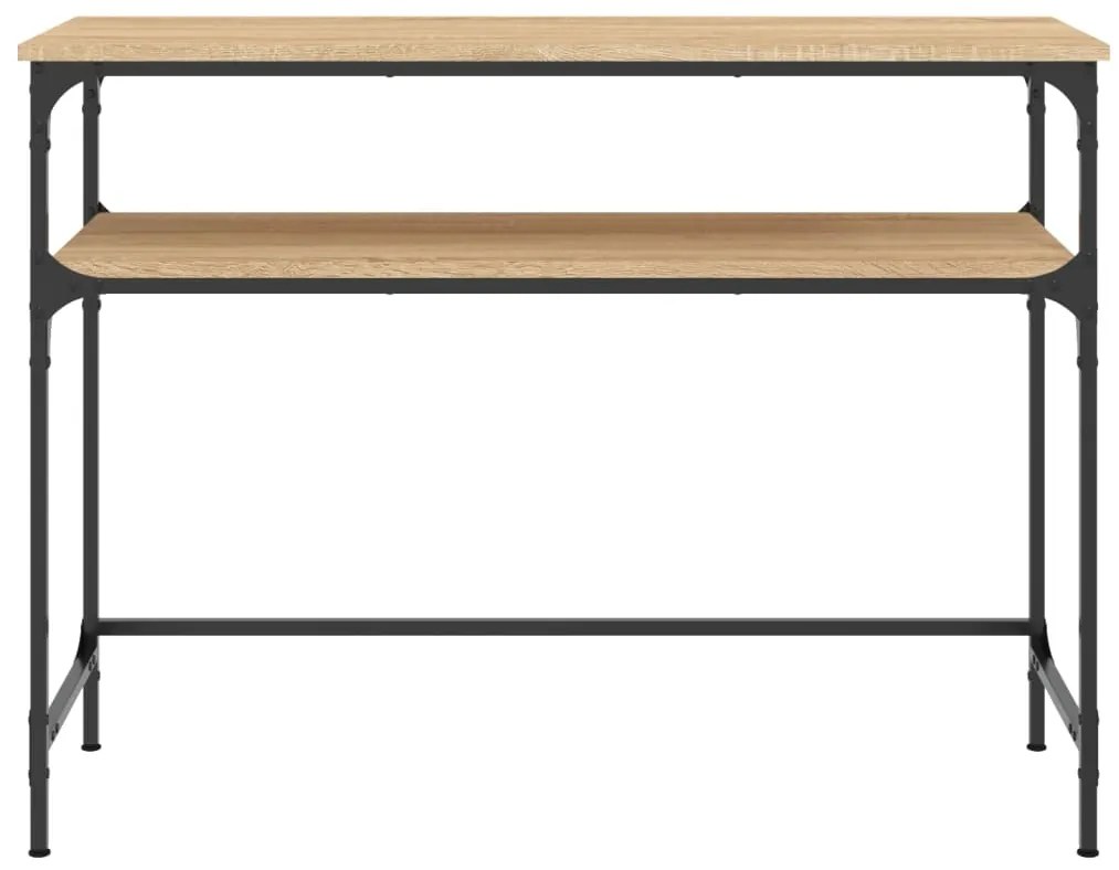 vidaXL Τραπέζι Κονσόλα Sonoma Δρυς 100x35,5x75 εκ. Επεξεργασμένο Ξύλο
