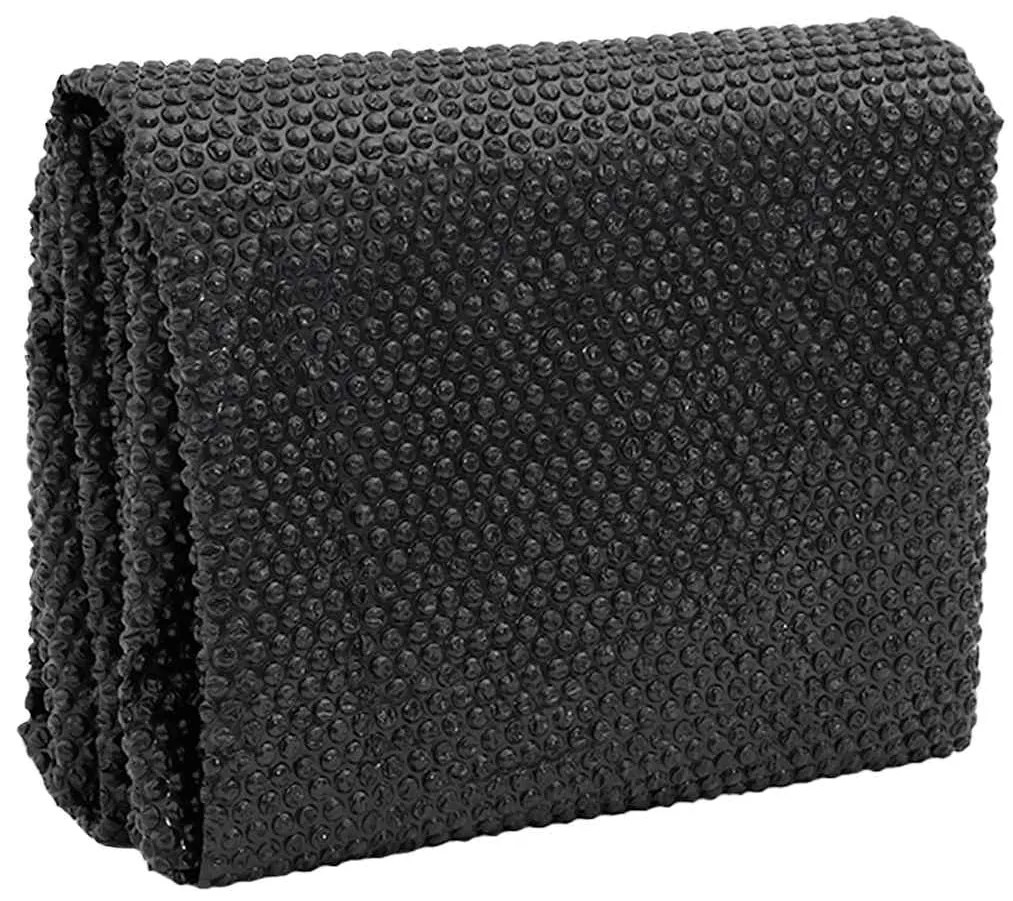 vidaXL Κάλυμμα Πισίνας Ηλιακό Μαύρο/Μπλε 600x400 εκ. από Πολυαιθυλένιο