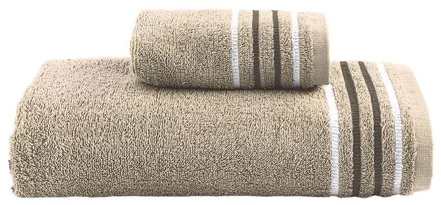 Πετσέτες Μπάνιου (Σετ 3τμχ) Palamaiki Towels Dant 450gsm Μπεζ