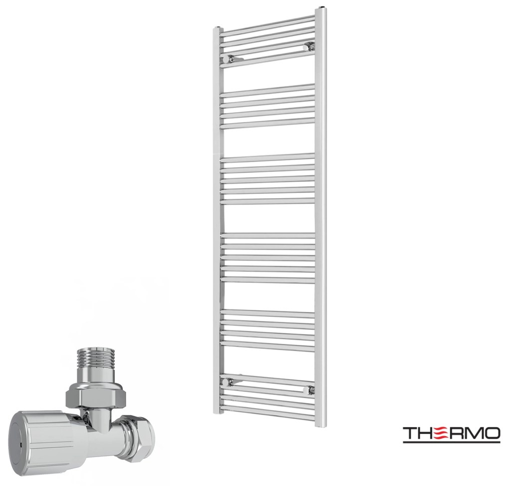 Thermo ALTO Θερμαινόμενη πετσετοκρεμάστρα από Mild Steel με υδραυλική λειτουργία, 150x50cm Chrome