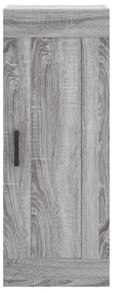 vidaXL Μπουφές Sonoma Γκρι 34,5 x 34 x 180 εκ. από Επεξεργασμένο Ξύλο
