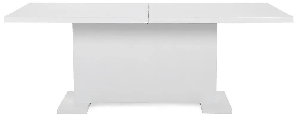 Τραπέζι Scandinavian Choice 524, Άσπρο, 75x90x180cm, Επιμήκυνση, Ινοσανίδες μέσης πυκνότητας