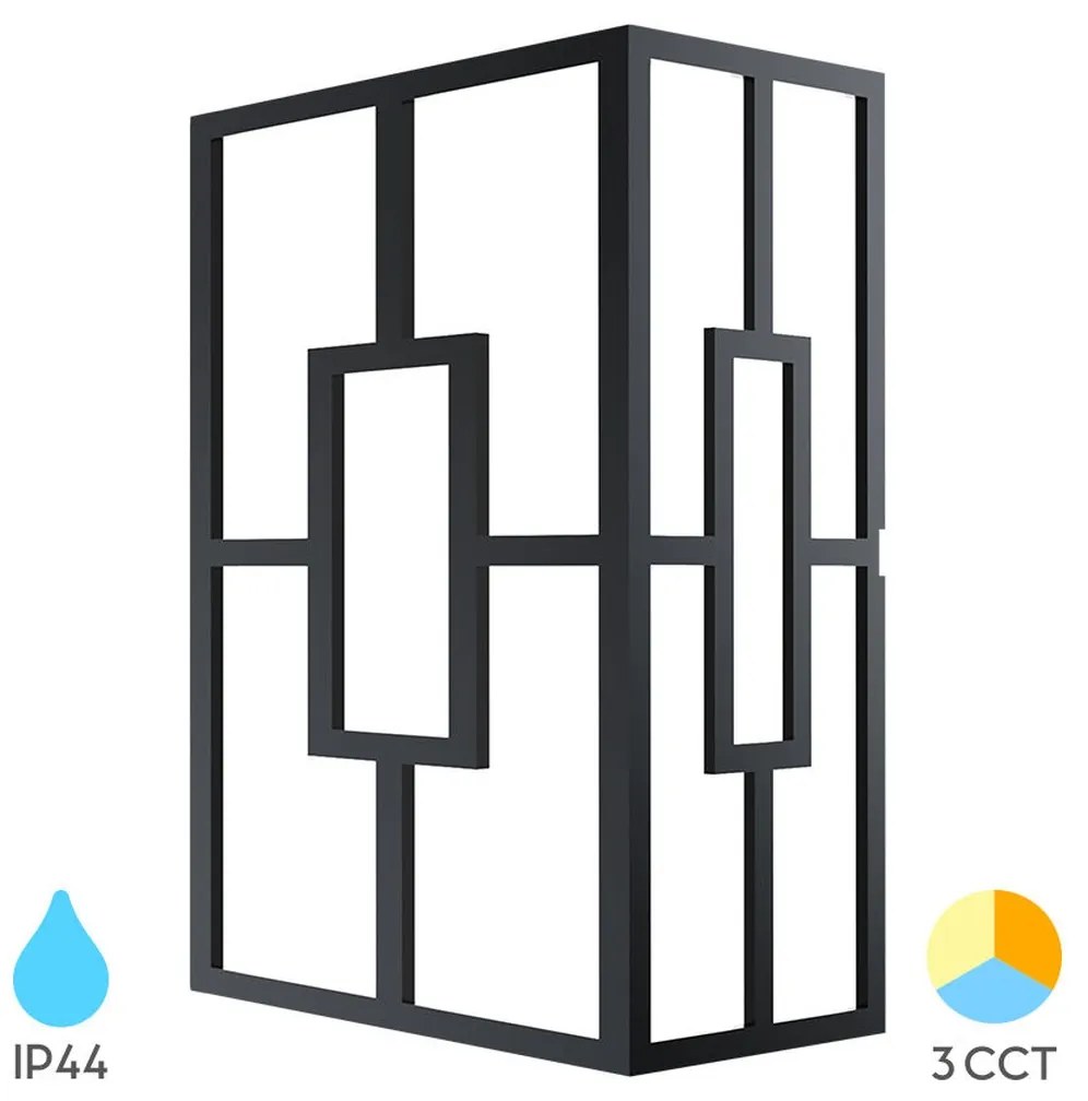 Φωτιστικό Επίτοιχο Braytron BG37-00481 Μαύρο Ματ (Black Mat) CCT3