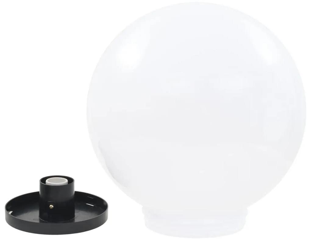 Φωτιστικά Μπάλα LED 2 τεμ. Σφαιρικά 40 εκ. Ακρυλικά (PMMA) - Λευκό