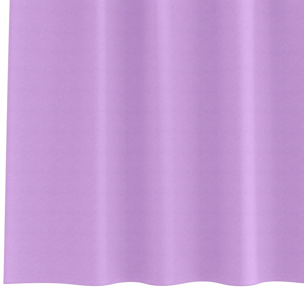 vidaXL Κουρτίνες με κουρτίνες 2 pcs Μοβ 245 x 140 εκ. Πολυεστέρας