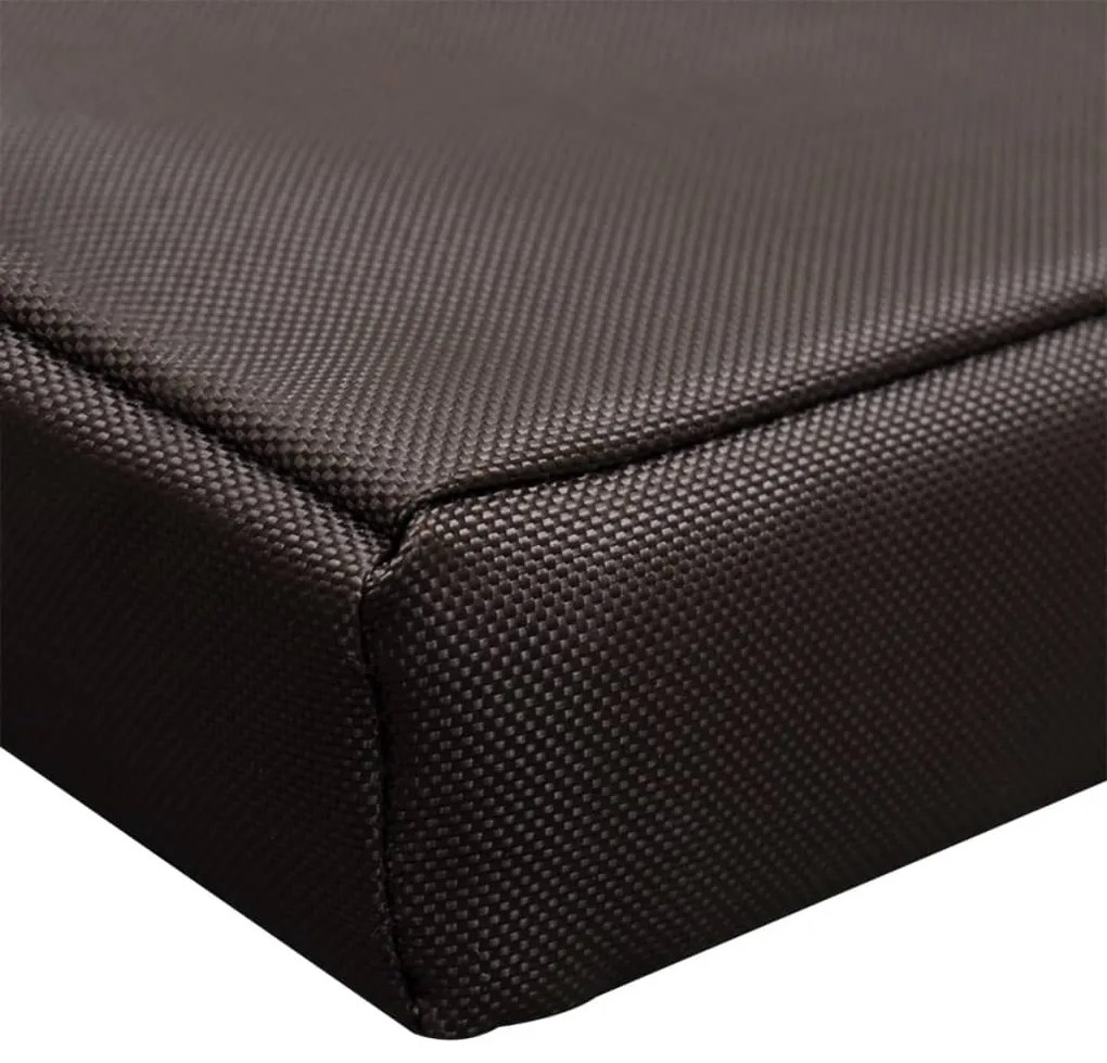 vidaXL Στρώμα Σκύλου Λεπτό Ορθογώνιο Καφέ Μέγεθος L