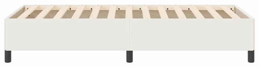 vidaXL Σκελετός Κρεβατιού Κρεμ 90 x 190 cm Βελούδο