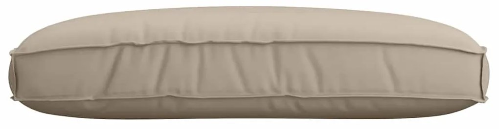 vidaXL Μαξιλάρι παλέτας για κάθισμα Taupe 120 x 80 x 12 cm
