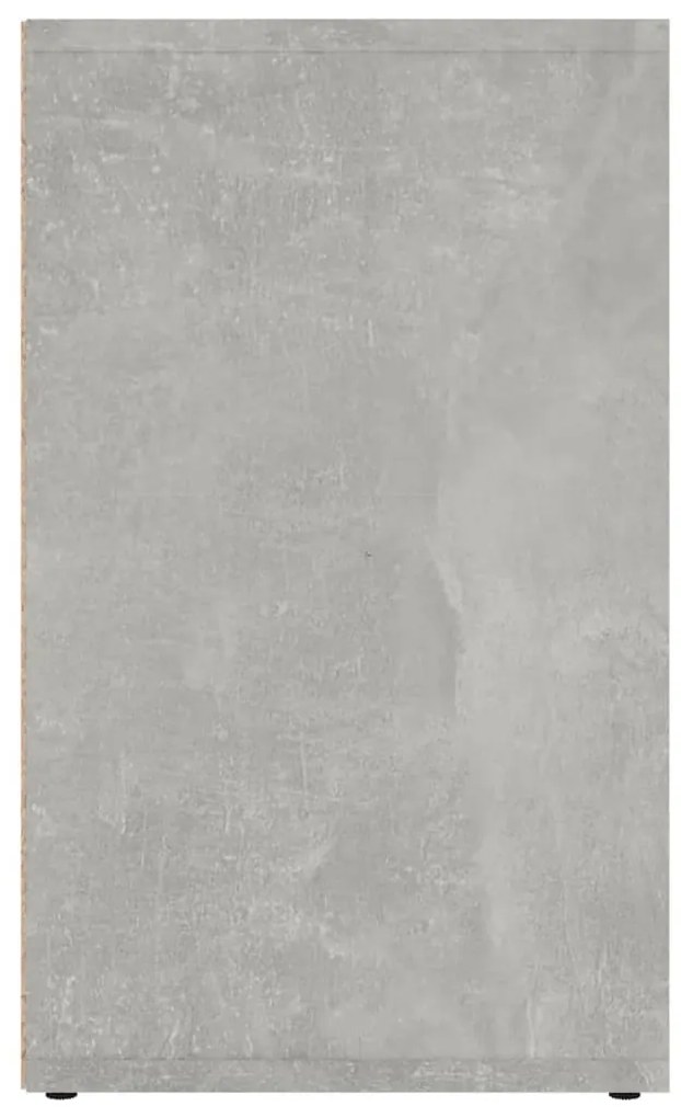 vidaXL Παπουτσοθήκη Γκρι σκυροδέματος 52,5 x 30 x 50 εκ.
