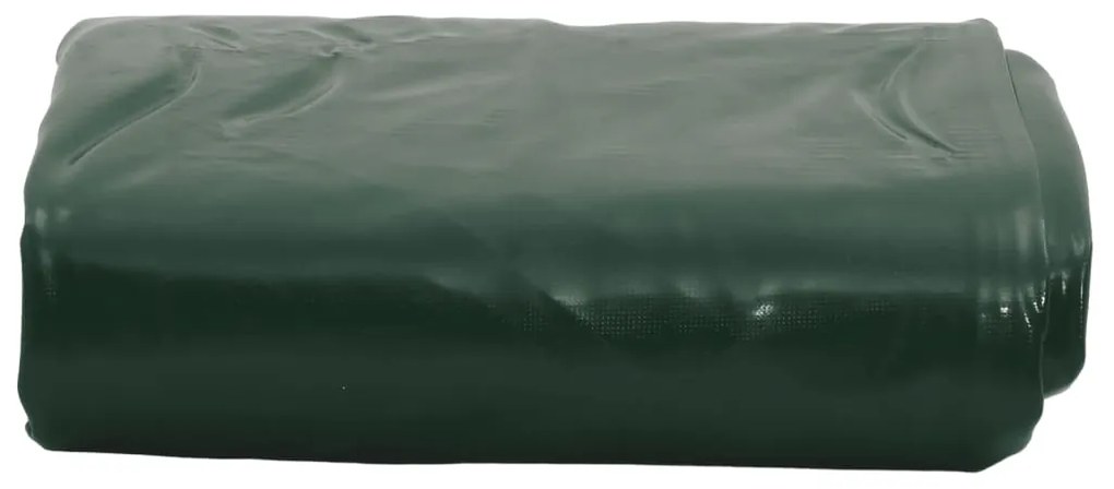 vidaXL Μουσαμάς Πράσινος 5 x 7 μ. 650 γρ./μ²