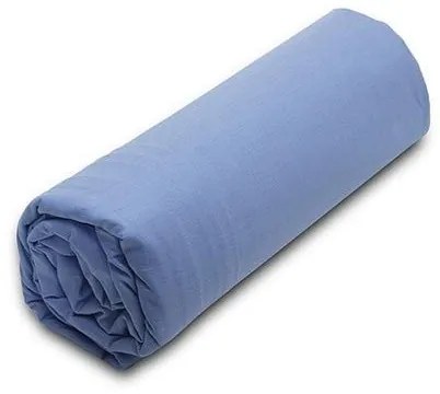 Κατωσέντονο Menta με λάστιχο 17 Blue Μονό (100x200+20)