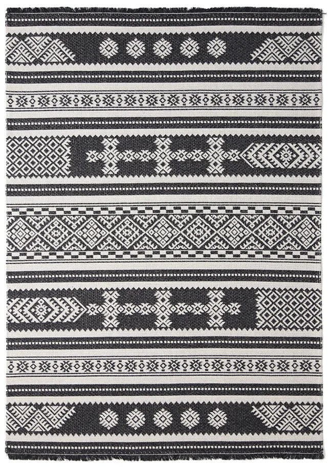 Χαλί Casa Cotton BLACK 22095 Royal Carpet - 127 x 190 cm - 16CAS22095.127190 - 16CAS22095.127190