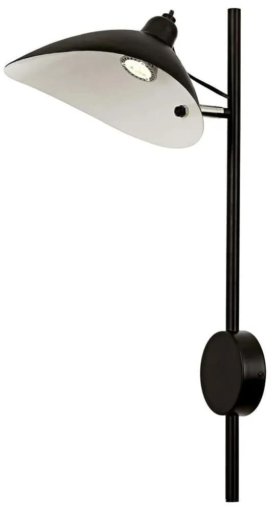 Φωτιστικό Τοίχου - Απλίκα 301AUR1524 21x30x60cm 1xE14 40W Black Opviq