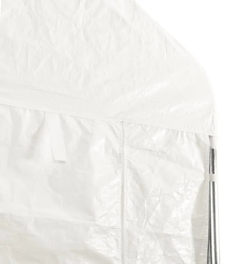 vidaXL Κιόσκι με Τέντα Λευκό 11,15 x 5,88 x 3,75 μ. από Πολυαιθυλένιο