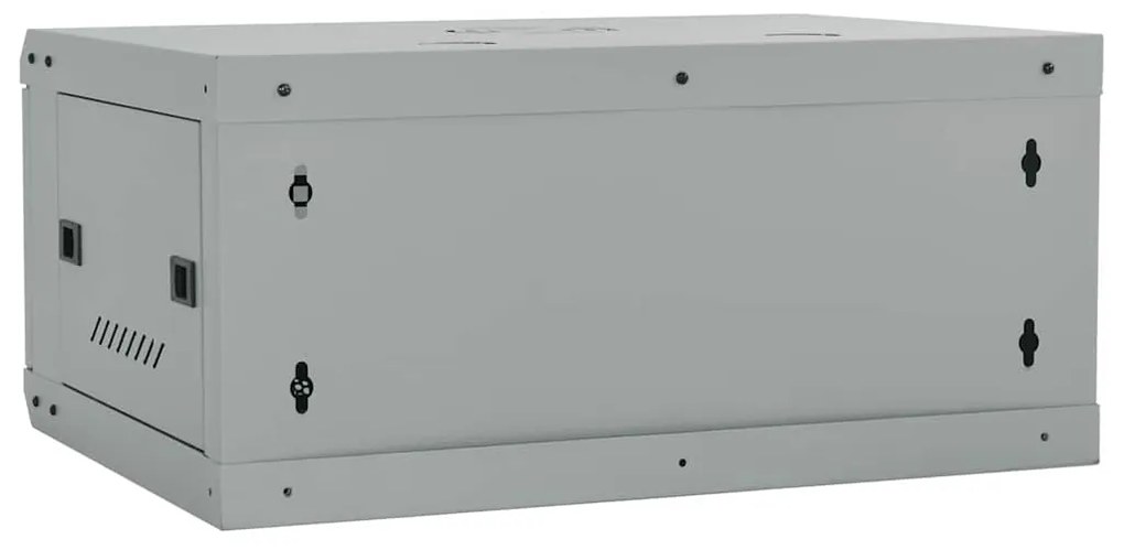 vidaXL Ντουλάπα δικτύου με αποθήκευση Γκρι 60 x 35 x 28 εκ Ατσάλι