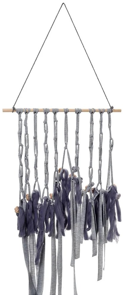 Διακοσμητικό Τοίχου Πλεκτό Γκρι ESPIEL 40x76εκ. RAZ134