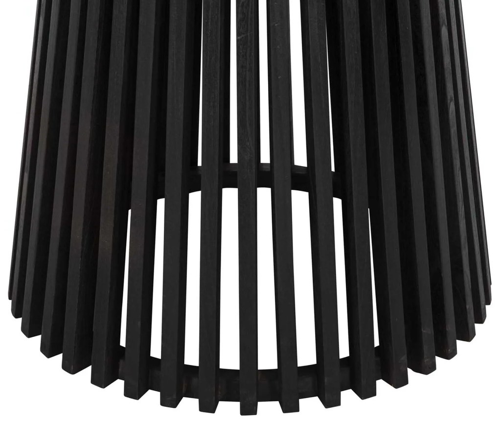 ΤΡΑΠΕΖΙ ΤΡΑΠΕΖΑΡΙΑΣ FRANTZ HM9457.12 ΜΑΣΙΦ MINDI ΞΥΛΟ ΣΕ ΜΑΥΡΟ Φ150x75Υεκ