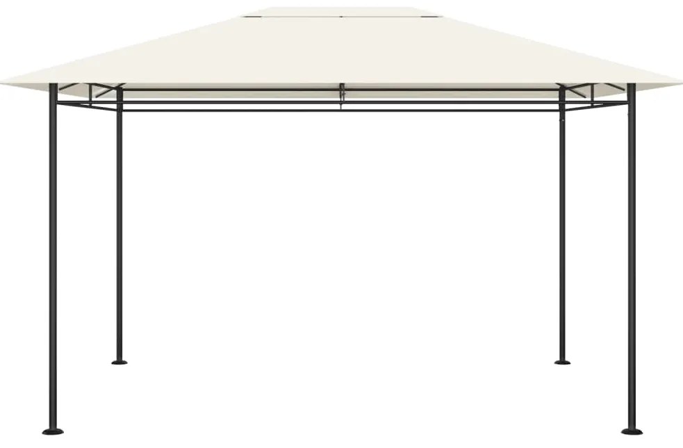 vidaXL Κιόσκι Κρεμ 384x281x270 εκ. 180 γρ./μ²