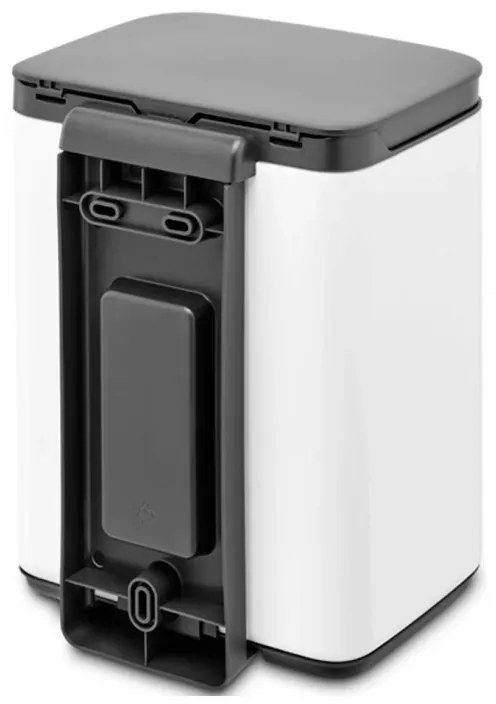 Κάδος Brabantia Bo Small 1006621, 4 L, Ομαλό και αθόρυβο άνοιγμα, Αντιολισθητική βάση, Λευκό