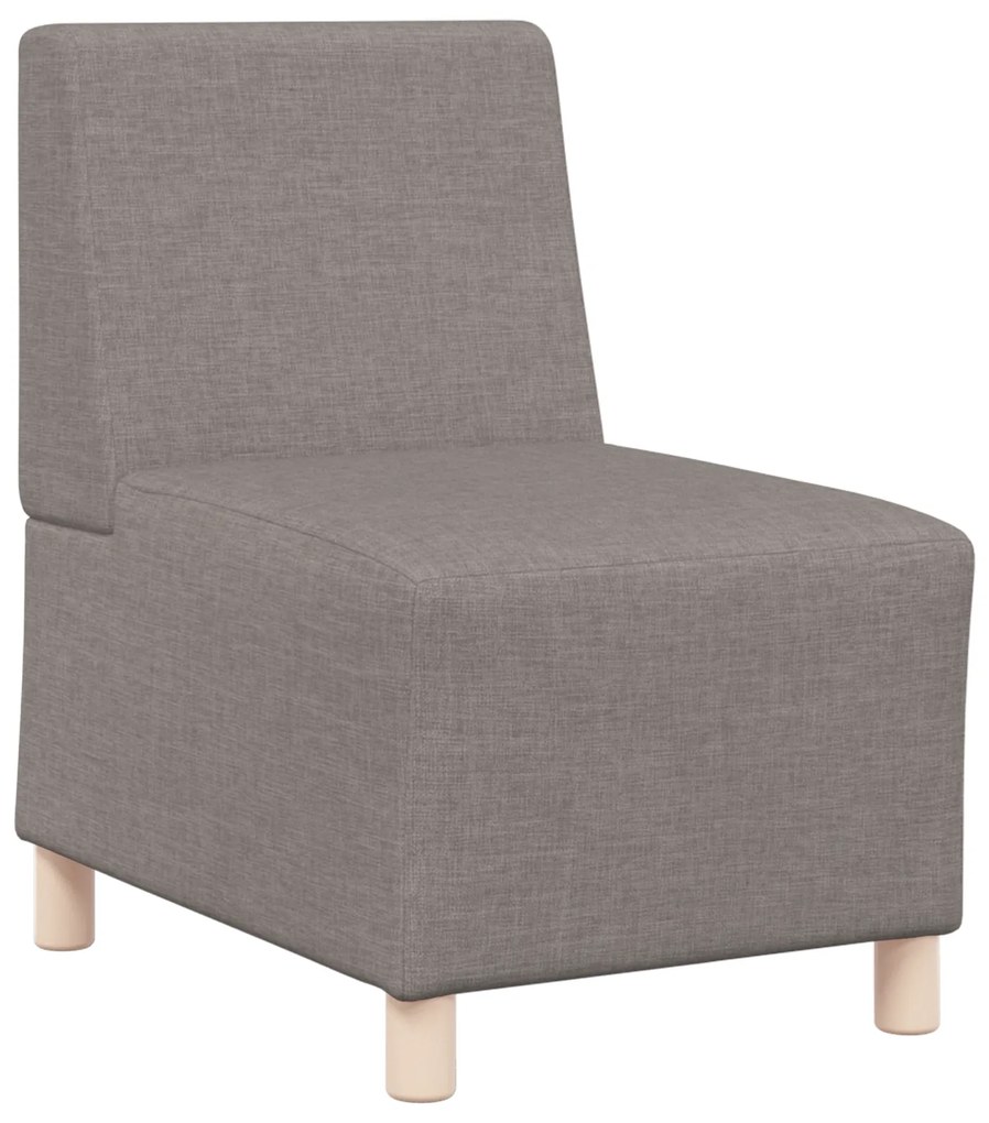 vidaXL Καθίσμα Σαλονιού 2 pcs Taupe 55 x 74 x 82 εκ. ύφασμα