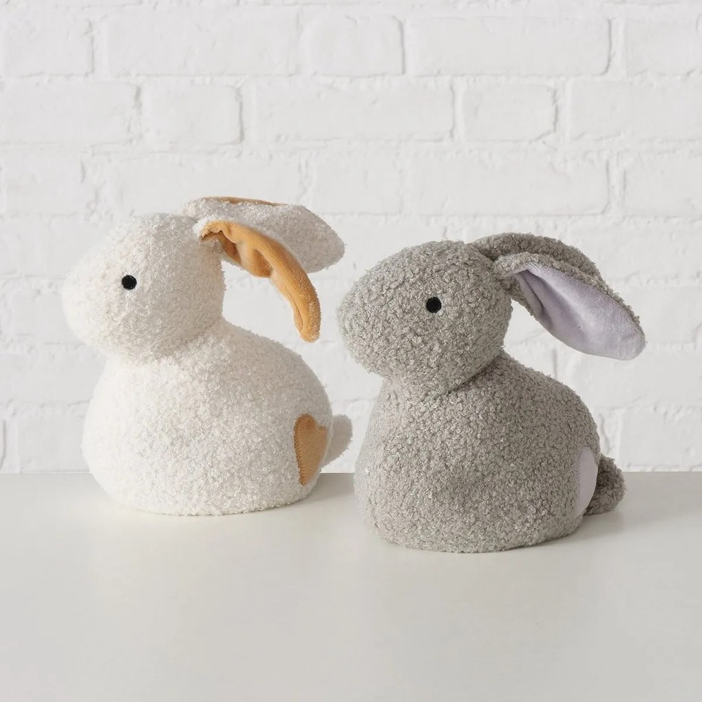 ΣΤΟΠ ΠΟΡΤΑΣ 2/ass ΛΑΓΟΣ Rabbit H22cm W12cm Polyester