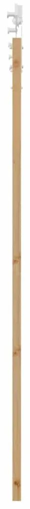 vidaXL Συρόμενη Πόρτα ORKDAL Καφέ 86 x 198.5 cm Μασίφ ξύλο πεύκου