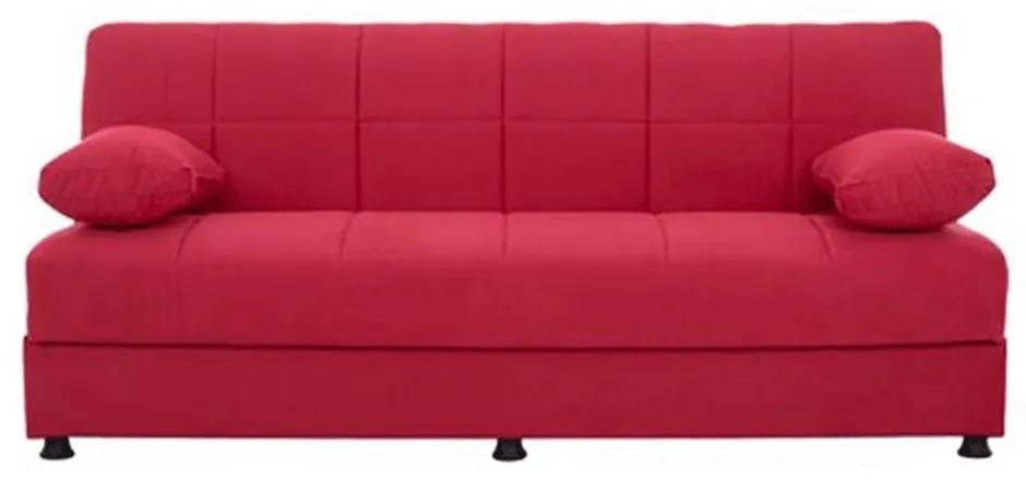 Καναπές Κρεβάτι Τριθέσιος Ege HM3067.04 Fuchsia192x74x82 εκ. Ύφασμα