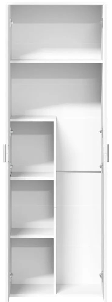 vidaXL Ντουλάπα Λευκή 60 x 35 x 180 εκ. από Επεξ. Ξύλο