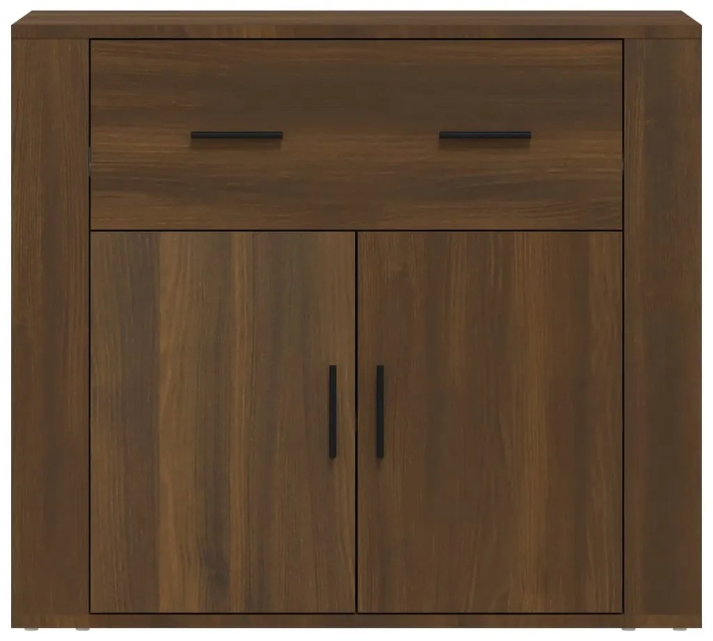 vidaXL Ντουλάπι Καφέ Δρυς 80x33x70 εκ. από Επεξεργασμένο Ξύλο
