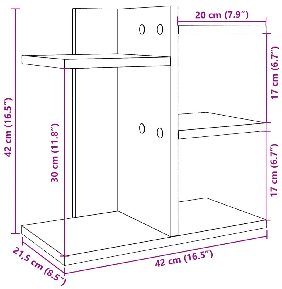 ΈΠΙΠΛΟ ΟΡΓΑΝΩΣΗΣ ΓΡΑΦΕΙΟΥ ΚΑΦΕ ΔΡΥΣ 42X21,5X42 ΕΚ ΕΠΕΞ. ΞΥΛΟ 848072