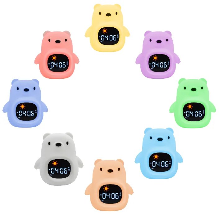 Kiddoboo Ξυπνητήρι-Φωτάκι SoundGlow Bear