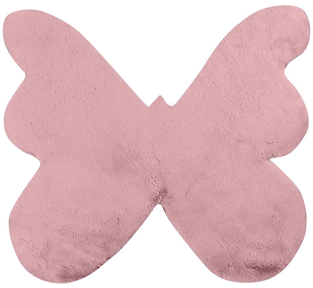 ΠΑΙΔΙΚΟ ΧΑΛΙ SMOOTH PINK BUTTERFLY Ροζ 160 x 160 εκ. MADI