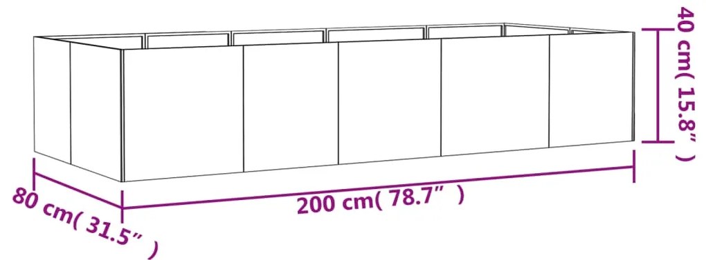 ΖΑΡΝΤΙΝΙΕΡΑ 200 X 80 X 40 ΕΚ. ΑΠΟ ΑΤΣΑΛΙ ΣΚΛΗΡΥΘΕΝ ΣΤΟΝ ΑΕΡΑ 824533