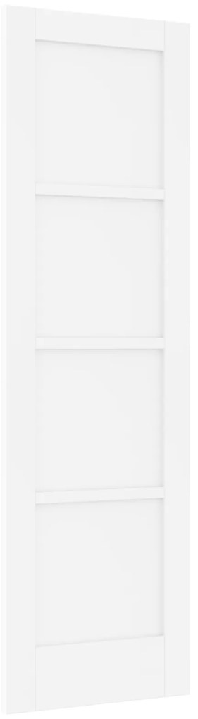 vidaXL Εσωτερική Πόρτα 'ORKDAL' Λευκή 61x198.5x4 εκ. Μασίφ Ξύλο Πεύκου